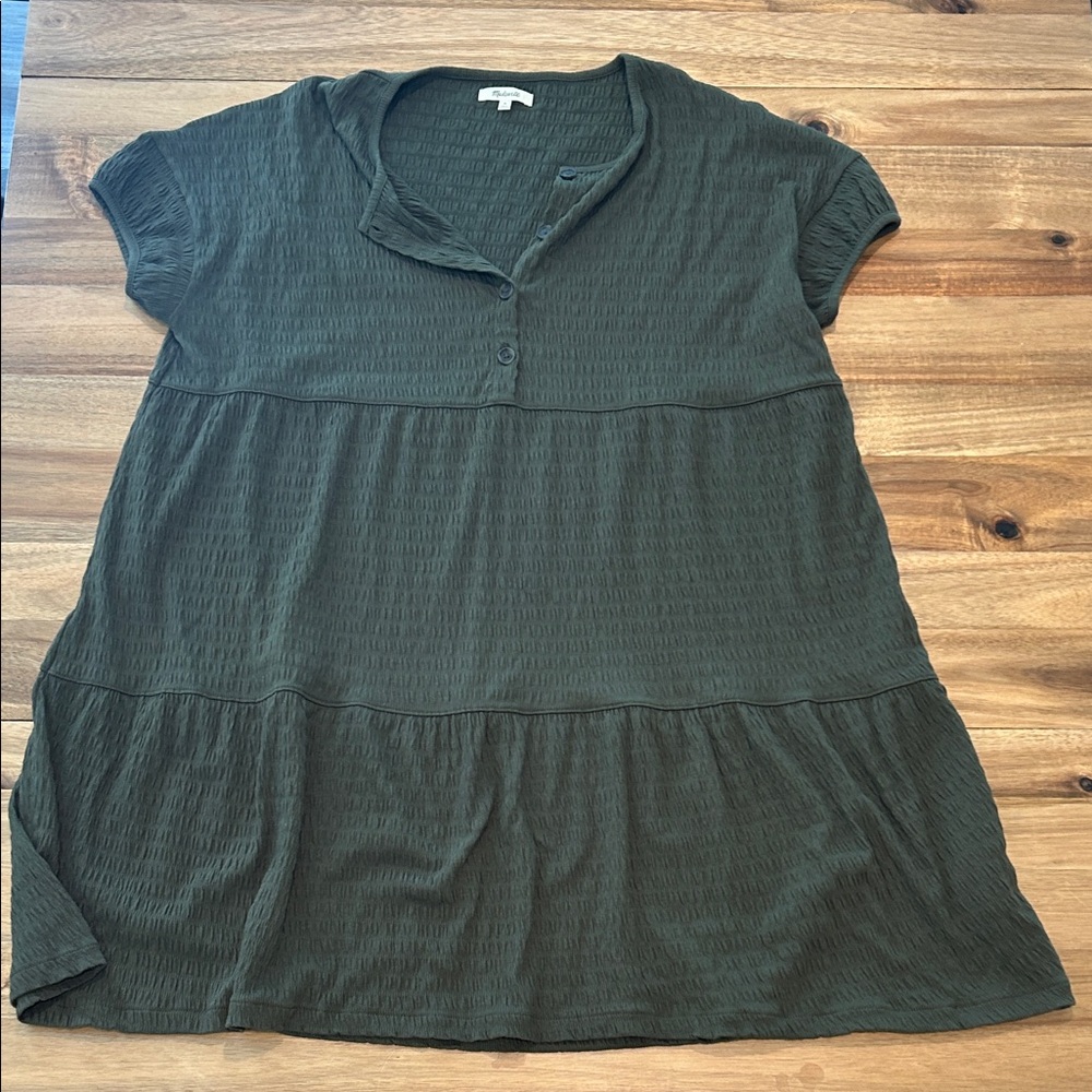 Madewell Dark Green Tunic Top